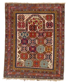 Moghan Prayer Rug, Caucasus, ca. 1875