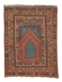 Mudjar Prayer Rug, Anatolia, ca. 1875
