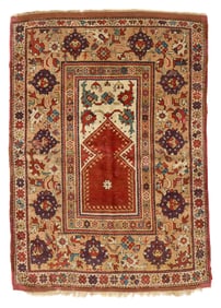 Melas Prayer Rug, Anatolia, ca. 1875