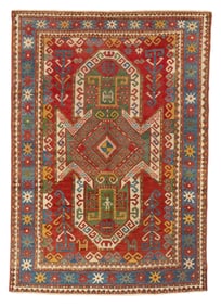 Shield Kazak Rug, Caucasus, ca. 1900