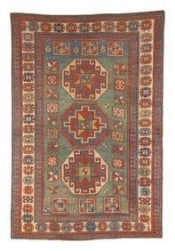 Kazak Rug, Caucasus, ca. 1875