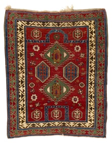 Kazak Prayer Rug, Caucasus, ca. 1900