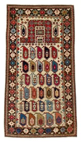Akstafa Prayer Rug, Caucasus, ca. 1875