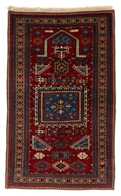 Kazak Prayer Rug, Caucasus, last quarter 19th century, dated