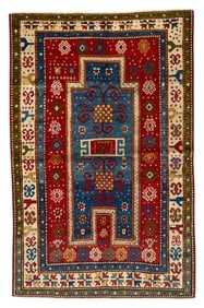 Kazak Prayer Rug, Caucasus, last quarter 19th century