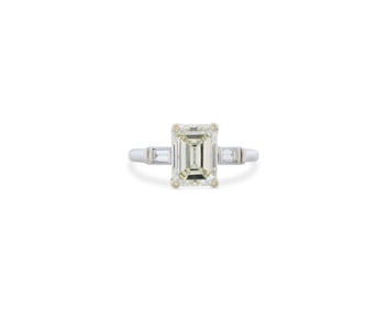 Platinum and Diamond Ring