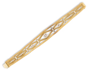 Gold and Diamond Bracelet