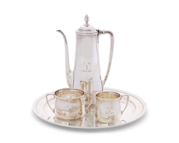Tiffany & Co. Silver Three Piece Coffee Set