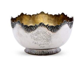 Bigelow, Kennard & Co. Silver Trophy Bowl, ca. 1891