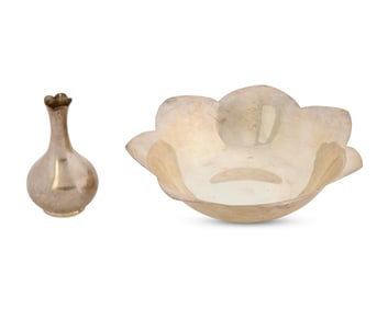 Tiffany & Co. Silver Bowl and Bud Vase