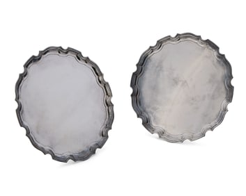 Pair of Tiffany & Co. Silver Trays