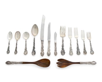 Gorham Silver Flatware Service, Versailles Pattern