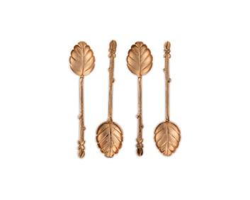 Collection of Four 14K Gold Spoons