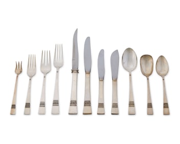 Reed & Barton Silver Flatware Set, Diadem Pattern