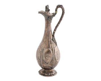 Daniel and Charles Houle Silver Carafe ca. 1851