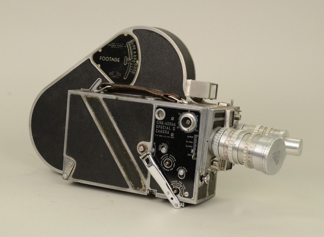 CINE-KODAK SPECIAL II MOVIE CAMERA: CINE-KODAK SPECIAL II MOVIE CAMERA, Eastman Kodak Co., Rochester, N.Y., with lenses