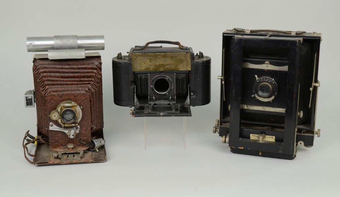 THREE BELLOWS CAMERAS: THREE BELLOWS CAMERAS