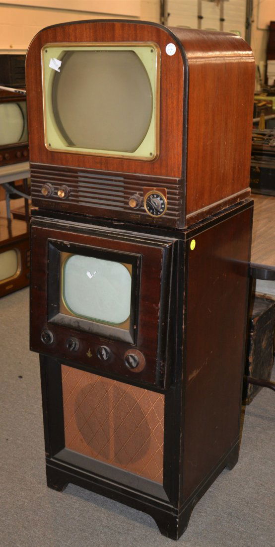 PHILCO MODEL T 1403 TELEVISION: PHILCO MODEL T 1403 TELEVISION; together with an EMERSON CONSOLE TELEVISION SET and ANOTHER TELEVISION