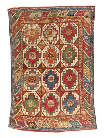 Anatolian Village Rug, with Memling Gul, ca. 1875