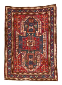 Sewan Kazak Rug, Caucasus, ca. 1875