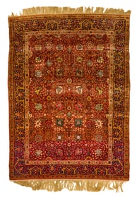 Silk and Metal-Thread Kum Kapi, Istanbul, Turkey, ca. 1920, possibly woven by Zareh Penyamin