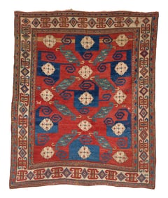 Pinwheel Kazak, Caucasus, ca. 1850