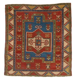 Fachralo Kazak Prayer Rug, Caucasus, mid 19th century