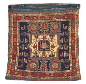 Soumac Bag Front, Caucasus, ca. 1850
