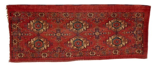 Tekke Six Gul Torba, Turkestan, ca. 1850