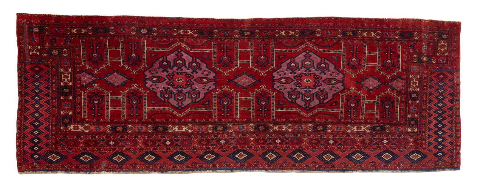 Rare Salor Two Gul Wedding Trapping, Turkestan, ca. 1800 (1 of 2)