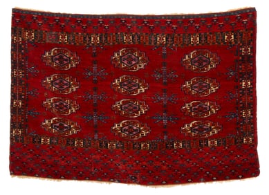 Saryk Twelve Gul Chuval, Turkestan, ca. 1850