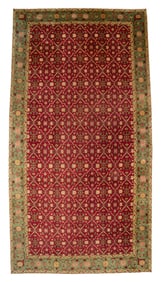Fine Agra Mughal Design Carpet, India, ca. 1900
