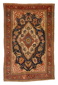Qashqai Medallion Rug, Persia, ca. 1900