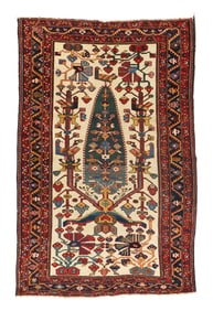 Baktiari Cypress Tree Rug, Persia, first quarter 20th century