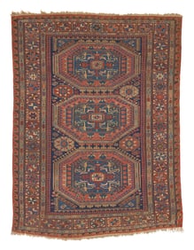 Soumac Large Pattern Holbein Rug, Caucasus, ca. 1875