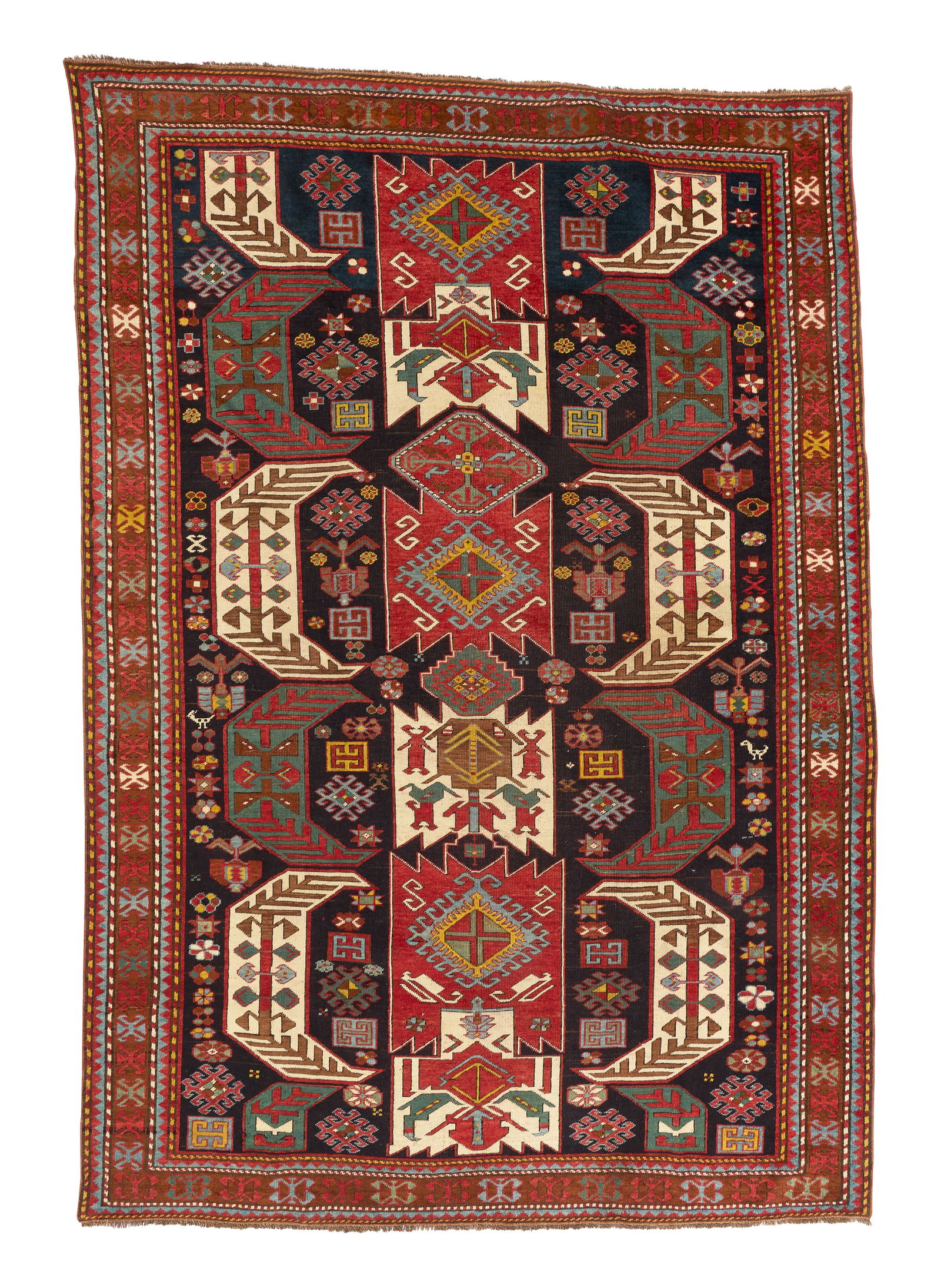 Rare Karabagh Rug, Caucasus, last quarter 19th century (1 of 2)