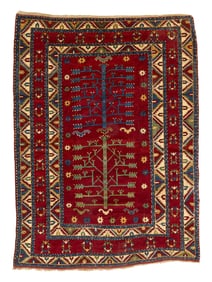 Tree Kazak Rug, Caucasus, ca. 1900