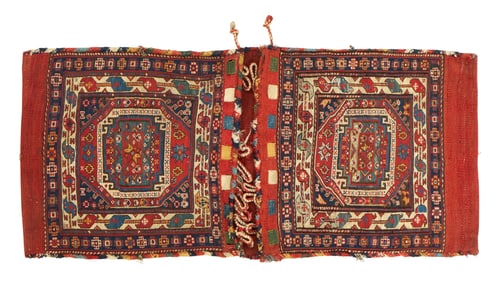 Pair of Soumac Bags, Caucasus, ca. 1875