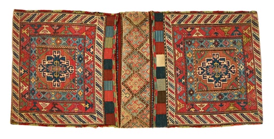 Pair of Soumac Bags, Caucasus, last quarter 19th century