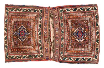 Pair of Afshar Khorjin, Persia, ca. 1900