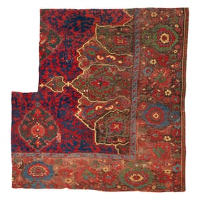 Ushak Carpet Fragment, Anatolia, ca. 1600