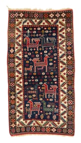 Kazak Rug, Caucasus, ca. 1900