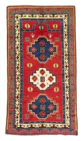 Bordjalou Kazak Prayer Rug, Caucasus, last quarter 19th century