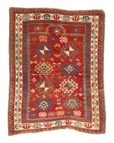 Kazak Prayer Rug, Caucasus, last quarter 19th century