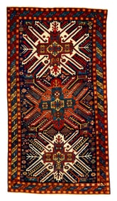 Eagle Kazak Variant Rug, Caucasus, ca. 1900
