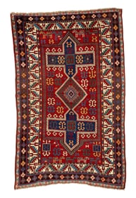 Kazak Double Niche Prayer Rug, Caucasus, ca. 1900