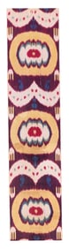 Silk Ikat Panel, Uzbekistan, 19th century