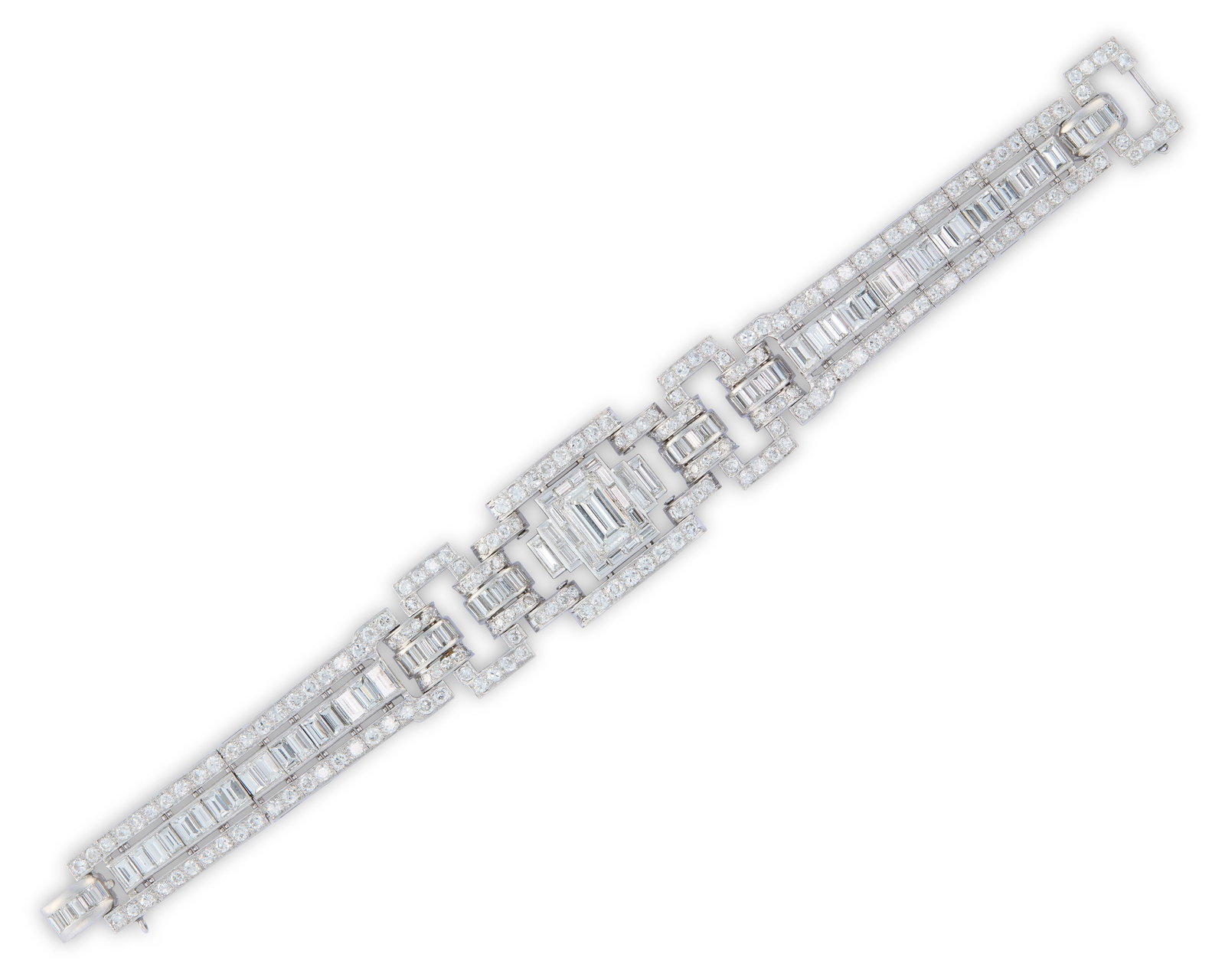 Platinum and Diamond Bracelet (1 of 3)