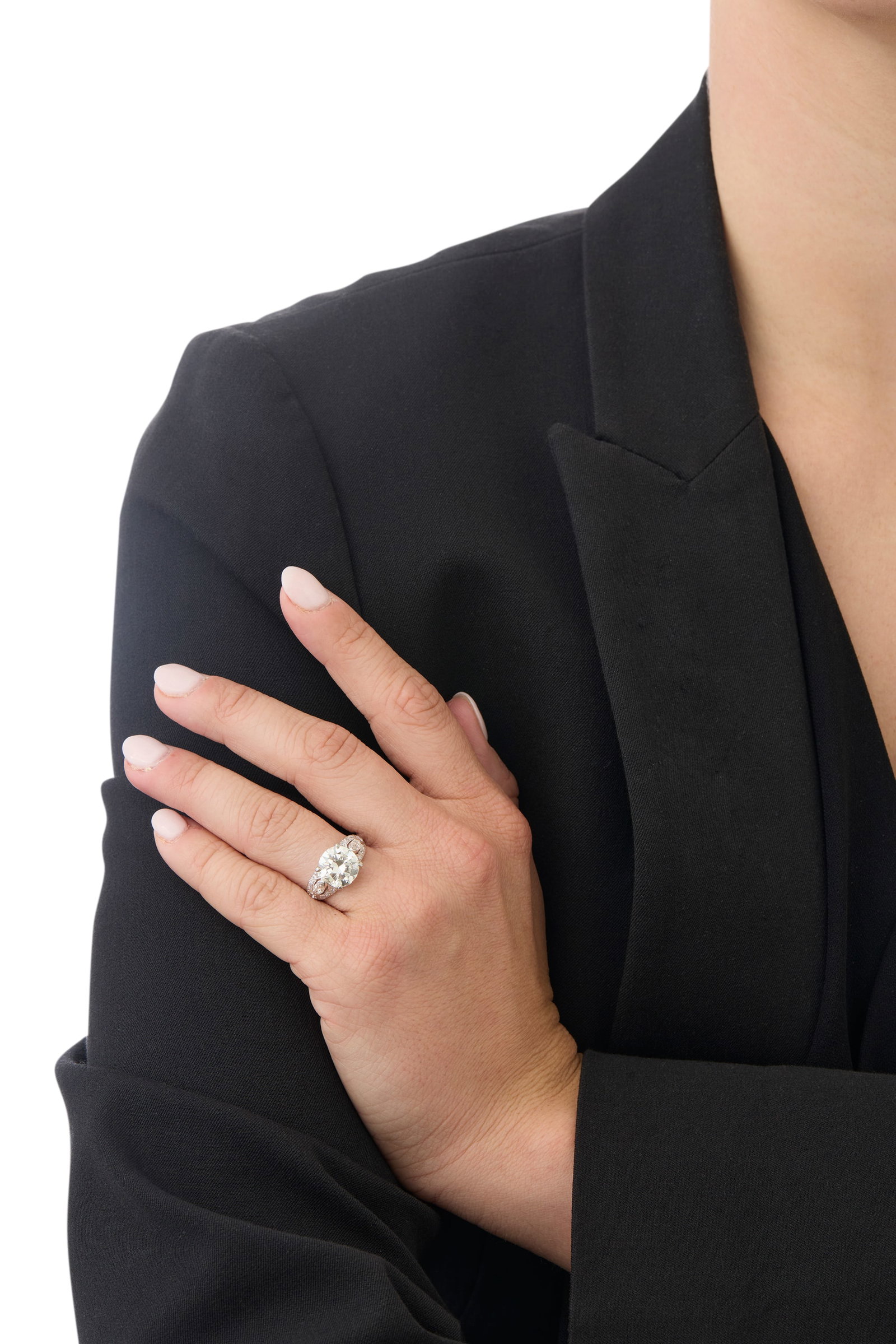 Platinum and Diamond Ring - 3