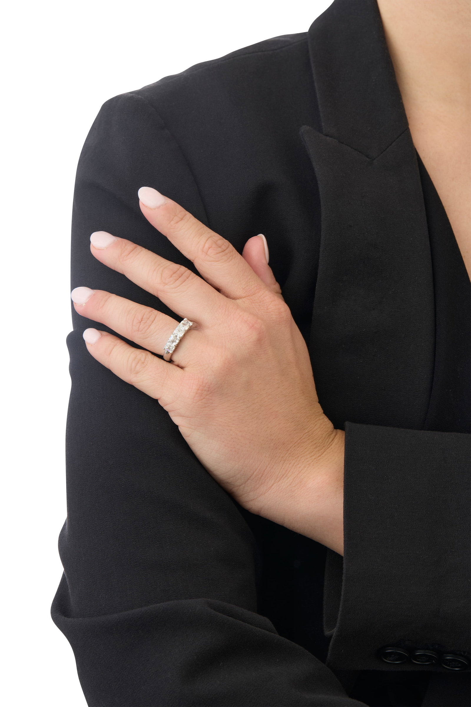 Platinum and Diamond Ring - 3